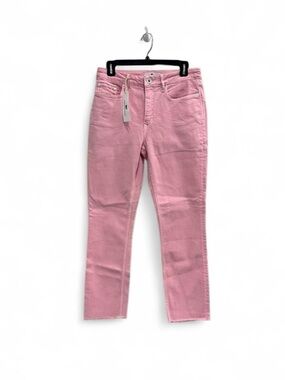 Vineyard Vines Pink High-Rise Straight Jeans